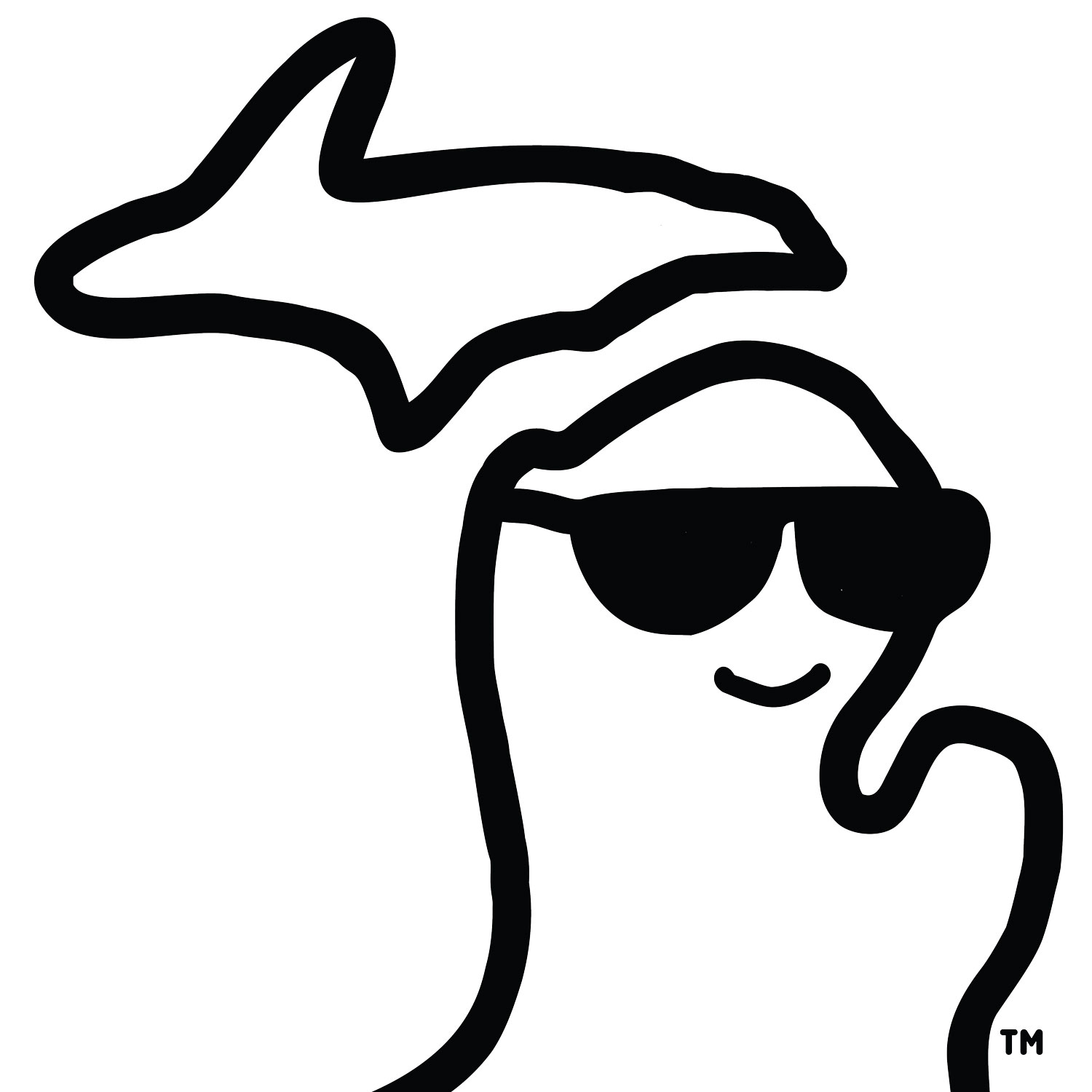 The waving Michigan wearing sunglasses character named Mich™.